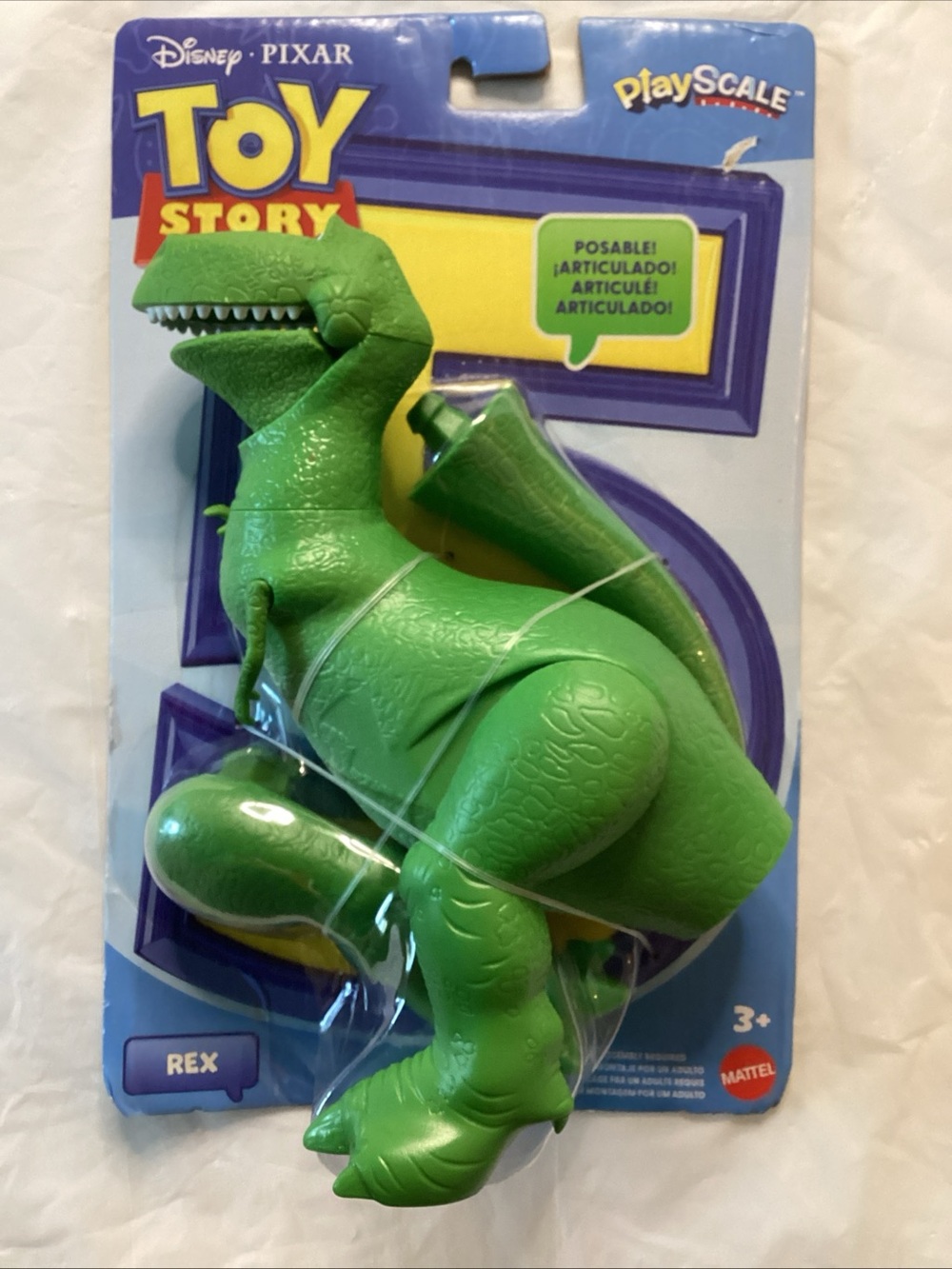 Disney Green Rex Posable Dinosaur Toy Story Figure